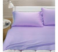 Caleffi Completo Lenzuola Flanella Tinta Unita per Letto Singolo Colors S43
