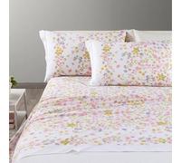 Caleffi Completo Lenzuola In Cotone Provenza Matrimoniale Rosa Fior Di Cotone