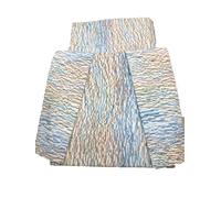 Caleffi Completo lenzuola in flanella Zermat misura Matrimoniale var. Azzurro