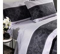 Caleffi Completo Lenzuola In Raso Di Cotone Geo Night Matrimoniale Unica Alviero Martini 1A Classe - In scatola