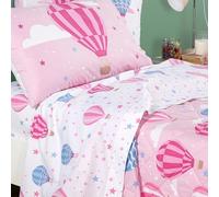 Caleffi - Completo lenzuola per letto singolo art. Star variante Rosa