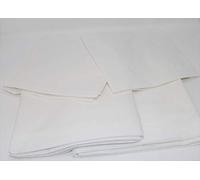 Caleffi Completo Lenzuola matrimoniali Puro Cotone Art. 77356 Linea Hotel col. Bianco