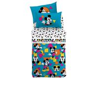 Caleffi Completo Lenzuola Singolo In Cotone Mickey Geo Warner Bros 2506S40