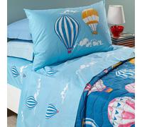 Caleffi Completo Lenzuola Singolo In Cotone Mongolfiere 2502S38