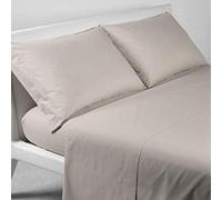 Caleffi - Completo Letto 100% Cotone Composto da Lenzuola Una Piazza e Mezza 190x285 + 1 Lenzuolo con Angoli Coprimaterasso Una Piazza e Mezza 130x200 per Materasso Alto 28 cm + 1 Federa Cuscino 50x80