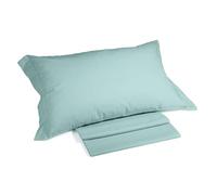 Caleffi - Completo Letto 100% Cotone Composto da Lenzuola Una Piazza e Mezza 190x285 + 1 Lenzuolo con Angoli Coprimaterasso Una Piazza e Mezza 130x200 per Materasso Alto 28 cm + 1 Federa Cuscino 50x80