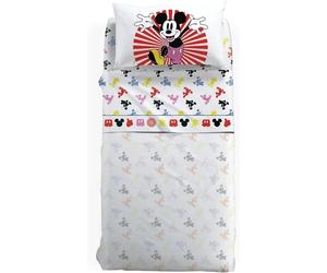 Caleffi Completo Letto 3 pz Letto Singolo 1 Piazza Mickey Fantasy 100% Cotone