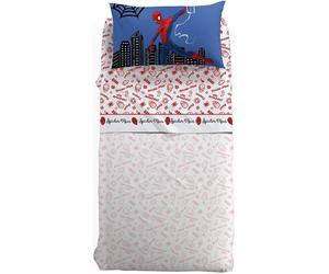 Caleffi Completo Letto 3 pz Letto Singolo 1 Piazza Spiderman Amazing 100% Cotone