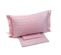 Caleffi - Completo Letto Matrimoniale con Lenzuola Matrimoniali Cotone 100% 240x280, Lenzuolo con Angoli Matrimoniale Coprimaterasso Sotto 180x200 per Materasso Alto 25cm, 2 Federe Cuscino Letto 50x80