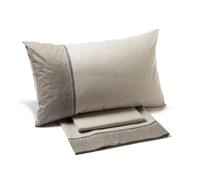 Caleffi - Completo Letto Matrimoniale con Lenzuola Matrimoniali Cotone 100% 240x280, Lenzuolo con Angoli Matrimoniale Coprimaterasso Sotto 180x200 per Materasso Alto 25cm, 2 Federe Cuscino Letto 50x80