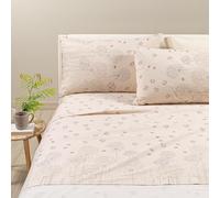 Caleffi - Completo Letto Matrimoniale con Lenzuola Matrimoniali Cotone 100% 240x280, Lenzuolo con Angoli Matrimoniale Coprimaterasso Sotto 180x200 per Materasso Alto 25cm, 2 Federe Cuscino Letto 50x80