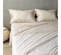 Caleffi - Completo Letto Matrimoniale con Lenzuola Matrimoniali Cotone 100% 240x280, Lenzuolo con Angoli Matrimoniale Coprimaterasso Sotto 180x200 per Materasso Alto 25cm, 2 Federe Cuscino Letto 50x80