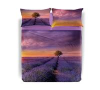 Caleffi - Completo Letto Matrimoniale con Lenzuola Matrimoniali Cotone 100% 240x280, Lenzuolo con Angoli Matrimoniale Coprimaterasso Sotto 180x200 per Materasso Alto 25cm, 2 Federe Cuscino Letto 50x80