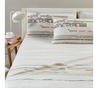 Caleffi Calaluna Completo Lenzuola, Cotone , Tortora, Matrimoniale, 73285 , Caleffi