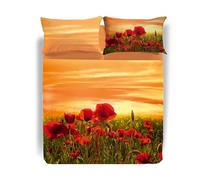 Caleffi - Completo Letto Matrimoniale con Lenzuola Matrimoniali Cotone 100% 240x280, Lenzuolo con Angoli Matrimoniale Coprimaterasso Sotto 180x200 per Materasso Alto 25cm, 2 Federe Cuscino Letto 50x80