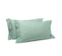 Caleffi | Coppia Federe Coppia Federe Percalle Dreaming, in percalle, Colore GIADA, STANDARD - 100% Cotone