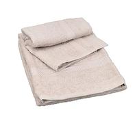 Caleffi Coppia Spugna Asciugamani 1+1 (ospite+Asciugamano) col. Grigio