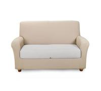 Caleffi Copri Divano Elasticizzato Panna 1 Posti Melange in Cotone - 54020
