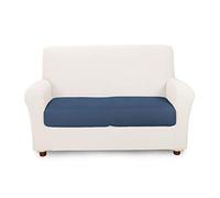 Caleffi Copricuiscino elasticizzato 3 Posti Melange Blu in Cotone - 51404