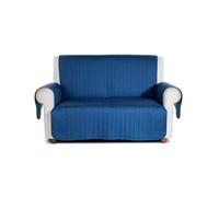 Caleffi - Copridivano 2 Posti con Braccioli - Telo Imbottito Trapuntato in Microfibra Anallergica per Divani a Seduta 120cm - Telo Copridivano Morbido e Leggero - Copri Divano Lavabile 160x220cm