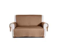 Caleffi - Copridivano 2 Posti con Braccioli - Telo Imbottito Trapuntato in Microfibra Anallergica per Divani a Seduta 120cm - Telo Copridivano Morbido e Leggero - Copri Divano Lavabile 160x220cm