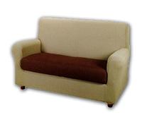 Caleffi - Copridivano-elasticizzato Melange Tinta Unita 3 Posti Naturale