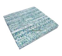 Caleffi Copriletto estivo cotone piquet matrimoniale cm.260x260 Evan AZZURRO