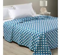 Copriletto Caleffi Phoenix 50% Cotone 50% Poliestere Moderno Matrimoniale Blu