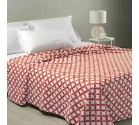 Caleffi Copriletto Matrimoniale Phoenix 260x260 cm - Piquet Leggero in Cotone e Poliestere - Certificato OEKO-TEX - Design Moderno Blu o Rosa - Primaverile Estivo (Rosa)