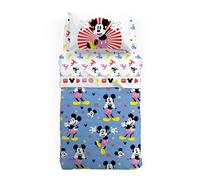 Caleffi Copriletto Primaverile Mickey Fantasy in Cotone Singolo