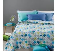 Caleffi Copriletto Primaverile Peggy in Cotone variante Bluette