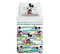 Caleffi Copriletto Primaverile Piazza e Mezza Mickey Camp Unica in Cotone - 81808