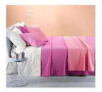 Caleffi COPRILETTO Primaverile Rodeo Letto Matrimoniale (Fucsia)