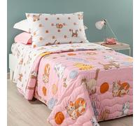 Caleffi - Copriletto-trapuntato Gattini Ragazza Singolo Rosa, 1012048