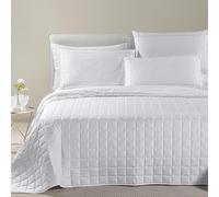 Caleffi Copriletto trapuntato Ducale in raso di cotone Matrimoniale Bianco