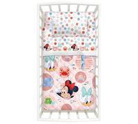 Caleffi Copriletto Trapuntato Lettino con sbarre 110x130 cm BabyMinnie | 100% Cotone Anallergico | Mezza Stagione | Certificato Eco Color