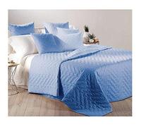 Caleffi - Copriletto-trapuntato Mix Tinta Unita Piazza e Mezza Rosa