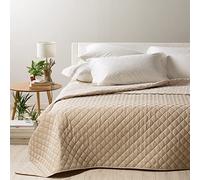 Caleffi - Copriletto-trapuntato Mix Tinta Unita Singolo Naturale