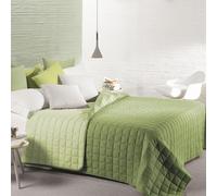 Caleffi - Copriletto-trapuntato Modern Tinta Unita Singolo Verde