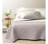 Caleffi - Copriletto Trapuntato Primaverile per letto Matrimoniale - MIX colore Bordeaux Tinta Unita in Cotone