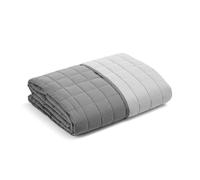 Caleffi - Copriletto Trapuntato Primaverile per letto Singolo - MODERN colore Grigio Tinta Unita in Microfibra
