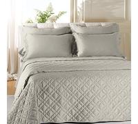 Caleffi - Copriletto-trapuntato Raso Tinta Unita Matrimoniale Corda