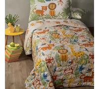 Caleffi Copriletto Trapuntato Singolo Art. Tropical 165x265 cm - 100% Cotone - Leggero e Anallergico - Made in Italy - Trapunta Primaverile per Letto Una Piazza