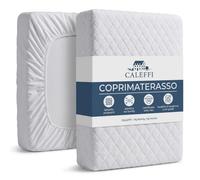 Caleffi Coprimaterasso Una Piazza e Mezza 130x200 con Angoli 100% Cotone
