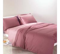 Caleffi Copripiumino Matrimoniale Bicolor Rosa in Cotone – 69652