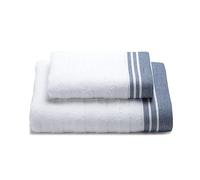 Caleffi Cotton Asciugamano con Ospite, Cotone , Bianco, Standard, 67594