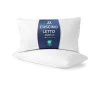 Caleffi Cuscini Letto Coppia, 2 Guanciali Microfibra 50x80 cm