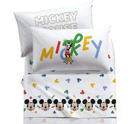 Caleffi Disney Completo Lenzuola per Letto Singolo Mickey Colors 1012886 2410S40