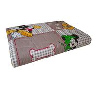 CALEFFI Disney. Quilt, Trapuntino 100 gr/mq MICKEY E PLUTO Singolo 1 piazza