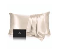 Caleffi - Federa seta variante argento misura 50X80 cm